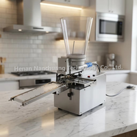 Machine à raviolis vapeur et frits, style japonais, avec cuve ouverte, pour la préparation de gyoza et de pot stickers