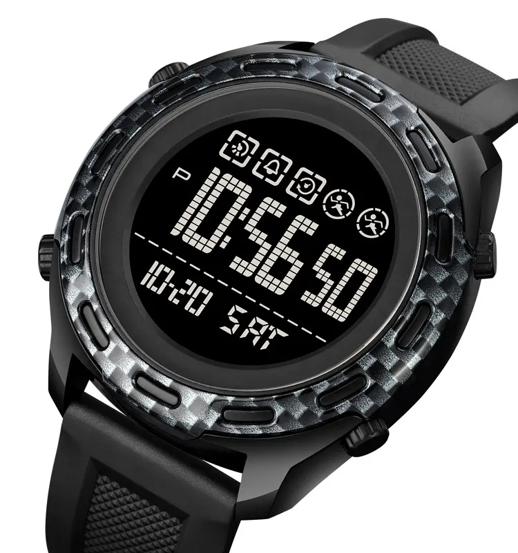 SKMEI 1872 Custom logo Sports waterproof watch digital silicone watch relojes hombre