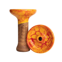 Bol à narguilé en céramique du fabricant Fourniture transfrontalière avec technique de laque pour narguilé Shisha