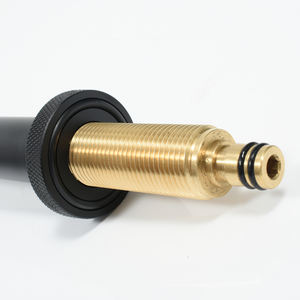 Rubinetto da bagno nero opaco 3 fori 2 maniglia rubinetto lavello di qualità commerciale facile da installare - Product Image 4