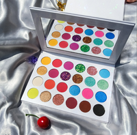 Matte Pearl Eye Shadow Palette, High Pigment, Shimmer