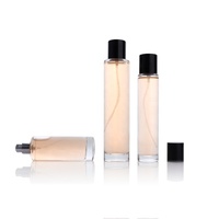 Prix d'usine Vaporisateur de parfum portable 10ml 30ml 50ml 100ml Atomiseur de parfum de voyage Vaporisateur de brume fine avec capuchon noir