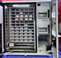 Distributeur automatique de repas préparés sans personnel, machine à riz, distributeur de repas en boîte, chauffage en libre-service, garantie d'un an