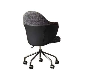 Light Luxury Computer Chair Home Chair Office Chair Comfortable Backrest Rotatable Chair <b>Study</b> Book <b>Desk</b> and Chair - Product Image 4