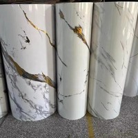Autocollants muraux en marbre UDK à prix d'usine, rouleau de vinyle en mousse, autocollants de carrelage mural en marbre amovibles pour la décoration intérieure