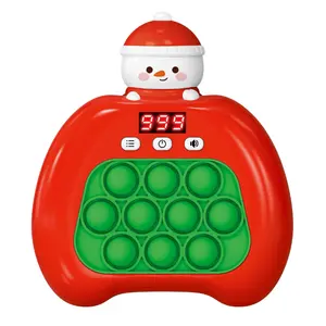 Five generation russian instruction manual LED display 999 level high quality Christmas theme speed push game console kids toys