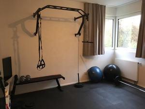 Wellshow Sport Montado en la <span class=keywords><strong>pared</strong></span> Pull-Up Bar Boxeo Saco de boxeo Soporte Chin up Bar Dip Bars Stands con polea - Product Image 5