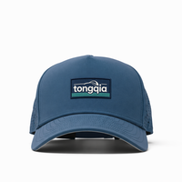 Gorra Trucker de 5 Paneles de Alto Rendimiento, Transpirable e Impermeable, con Lazo, Logotipo Personalizado, Orificios Cortados con Láser, Ajustable, 100% Poliéster