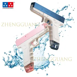 Zhengguang Style chaud automatique électrique répéteur pistolet à eau Glock garçon jouant jouets puissant pression électrique pulvérisation pistolet à eau jouet