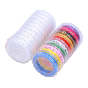 Fil élastique pour perles 0,8 mm 10 m, couleurs mélangées, fil de spandex cristal pour la fabrication de bracelets, colliers et bijoux DIY - Product Image 4