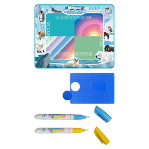 高品质魔术水涂鸦垫书写绘画游戏水帆布垫可重复使用儿童绘画套装 - Product Image 6