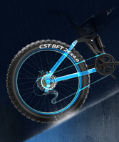 Sepeda Lipat Listrik ZHENGBU 26H1F 1000w Ban Tebal 26 inci Suspensi Penuh Sepeda Listrik Ban Tebal Sepeda Gunung Chopper Ebike