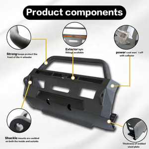 Лидер продаж, Аксессуары для кузова автомобиля 4x4, передний бампер для TOYOTA 4RUNNER 2014-2022 для переднего бампера TRD - Product Image 6