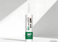 Scellant silicone acide - Séchage rapide, haute adhérence pour la construction de vitres et fenêtres, le transport et le travail du bois