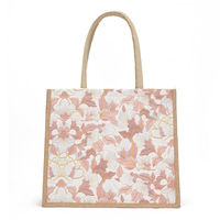 Sac à bandoulière élégant en PU et lin floral avec fermeture éclair, nouveau style tendance, grande capacité, pour usage industriel, en chanvre, modèle pour le travail et les trajets quotidiens