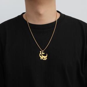 Collier avec pendentif en acier inoxydable pour femme, poème persan en farsi, liberté de vie, Zan Zendegi Azadi, chaîne de collier, bijoux, cadeau - Product Image 3