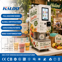 Fabricante de Máquinas Expendedoras Haloo, Máquina Expendedora de Batidos y Smoothies con Servicio Autoservicio