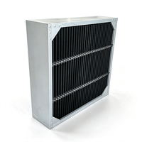 Ventilateur de poulailler anti-lumière avec persiennes et capot de récupération de chaleur pour élevage