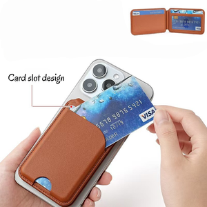 Personalizzazione di Fabbrica: <span class=keywords><strong>Porta</strong></span> Carte per Cellulare con Adesivo Posteriore e Supporto Magnetico Forte per Conservazione Documenti - Product Image 4