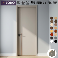 EOKO Vente en gros de portes intérieures en bois MDF insonorisées modernes pour appartements, destinées aux constructeurs