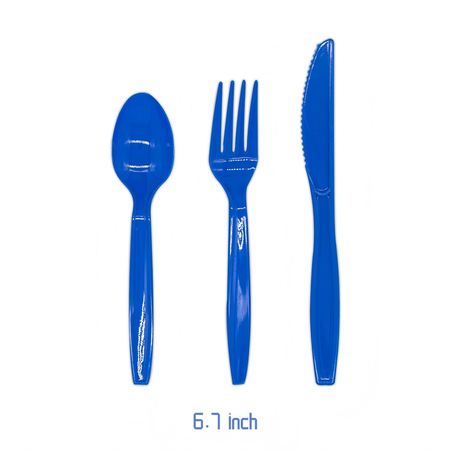 Couteau BLEU * 10 pièces