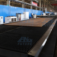 Machine de découpe laser à fibre CNC pour métaux, à plateforme ouverte robuste, de type plateau plat, de 12 m, pour la Chine, avec puissances de 12KW, 20KW, 30KW, 40KW, 60KW