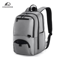 BSCI usine Kingsons PC sac à dos pour ordinateur portable sac d'ordinateur de bureau sac à dos de voyage sac multifonctionnel 15.6 pouces pour les voyages d'affaires