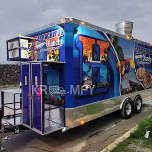 Remolque móvil personalizado 2025, camión de comida rápida, carrito de postres, barra de jugos para estándar europeo - Product Image 2