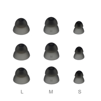 Assortiment de dômes en silicone pour aides auditives, dômes ajustables et dômes ouverts pour aides auditives