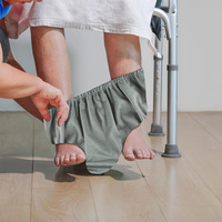 Couches-culottes absorbantes pour adultes en tissu non tissé imperméable, protection anti-fuites, lavables, silencieuses, avec barrière anti-fuites