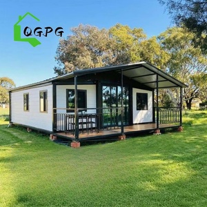 Casa Container Prefabbricata Espandibile e Pieghevole da 20 Piedi, Lussuosa con 2 Camere da Letto, Design Personalizzato <span class=keywords><strong>Pronta</strong></span> per la <span class=keywords><strong>Consegna</strong></span> - Product Image 1