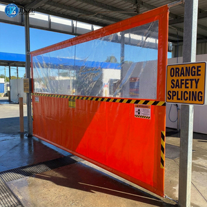 Bâche de lavage auto, bâche en PVC souple, imperméable et antigel, œillets personnalisés, séparateur de baie de service auto à vue claire - Product Image 1