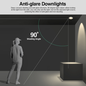 Slim Recessed Downlight 7W Compatible for Seamless Ceiling Integration in Living Rooms & Offices - Product Image 2