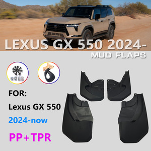 Lexus Gx550 <b>Mud</b> <b>Flaps</b> Plastic Black Tire Mudguards For 2024 Up Automatic Transmission - Product Image 4