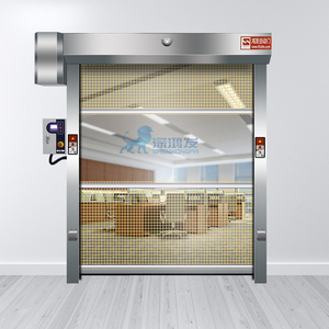 Fábrica Por Atacado Industrial Automático Rápido Obturador Zipper Tipo Porta Porta De Alta Velocidade Pvc Fast Rolling <span class=keywords><strong>Door</strong></span> - Product Image 3