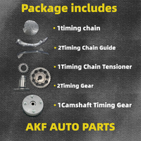 13506-22030 13050-22012 Car Engine 1ZZ Auto Engine Systems Timing Chain Kit with VVT Camshaft Timing Gear for Toyota 1.8L