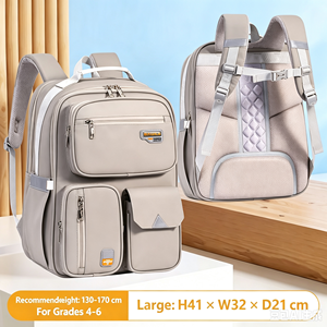 English: Multi Color Large Capacity Student <b>Backpack</b> Kids <b>School</b> Daypack Support Custom Logo For <b>School</b> Travel - Product Image 3
