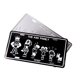 Phong Cách Cũ kim loại dập nổi số giấy phép tấm cổ điển quà lưu niệm trang trí treo giấy phép tấm xe phụ kiện Giấy phép tấm - Product Image 5