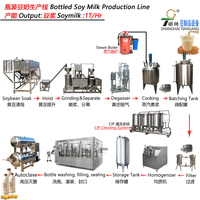 Réservoir de trempage de soja et équipement de production de lait de soja et de tofu avec productivité élevée de moteur d'acier inoxydable