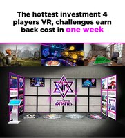 Jeu de tir multijoueur en réalité virtuelle, expérience de réalité virtuelle, zone de salle de jeux VR, parc à thème VR