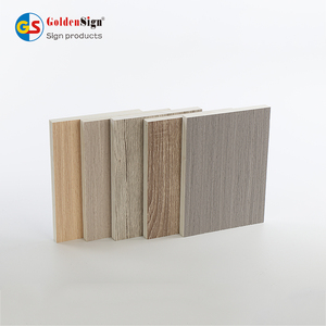Tablero de espuma de <span class=keywords><strong>PVC</strong></span> de 18mm Tablero de espuma de <span class=keywords><strong>PVC</strong></span> <span class=keywords><strong>CELUKA</strong></span> laminado de grano de madera de alta dureza - Product Image 1