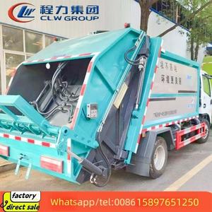 China Mini compactador de camión de <span class=keywords><strong>basura</strong></span> compactador móvil recolección de <span class=keywords><strong>basura</strong></span> 4-6m3 compactador de <span class=keywords><strong>basura</strong></span> camión de reciclaje - Product Image 6