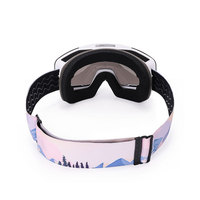Lunettes de ski polarisées UV400 anti-buée, monture en TPU, sangle réglable pour femmes et hommes