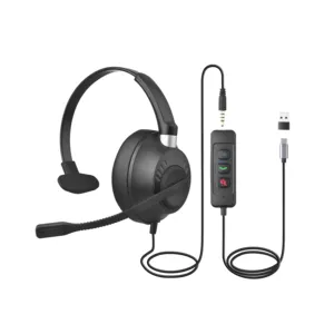 Lantronlife LL-X6 Mono Custom Factory Direct Price Cheap Over Ear Noise-Cancelling Headset with Different Connectors Rj9 USB Typ