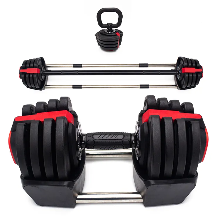 Gym Equipment Dumbells Adjustable Dumbbell 25LB And Barbell Set 50kg 20kg Che Weight Lifting Home Dumbbell Bar For Women