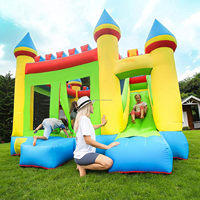 Maison combinée commerciale de rebond de videur gonflable de parc de ville d'amusement de promenade de lune d'enfants pour le terrain de jeu gonflable d'enfants extérieurs