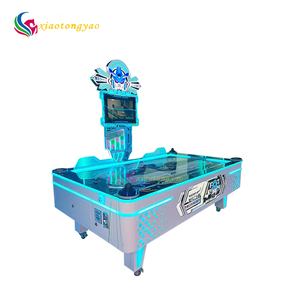 Machine de hockey sur air commerciale à deux joueurs, table de hockey sur air à monnayeur pour 4 joueurs, machine de divertissement - Product Image 5