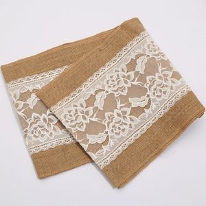 Camino de Mesa de Yute Rústico Natural, Camino de Mesa de Arpillera de 12 Pulgadas, Manteles de Yute para Decoración de Mesa de Estilo Campestre Vintage - Product Image 1