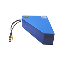 Batterie de Vélo Électrique Triangle pas Chère 1500W 36V 72V 60V 52V 48V, Pack de Batteries au Lithium-Ion en Forme de Triangle pour E-bike 72V 30Ah 40Ah 35Ah 15Ah 25Ah
