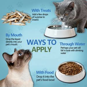 Gotas <span class=keywords><strong>para</strong></span> Mascotas, Suplemento <span class=keywords><strong>para</strong></span> Eliminar Bolas de Pelo, Apoya la Salud de la Piel, Fórmula Veterinaria, Líquido <span class=keywords><strong>para</strong></span> Eliminar Bolas de Pelo en <span class=keywords><strong>Perros</strong></span> y Gatos - Product Image 4